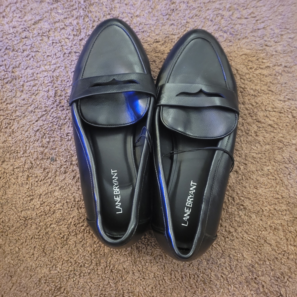 Lane Bryant Women's Black Loafers